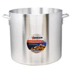 image of Omcan USA 43373 Stock Pot - 60 Qt, 16-1/2" Dia x 17-1/2" Deep, Dual Handles, Aluminum, NSF