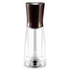 image of Omcan USA 43670 - TRE SPADE Tosca Pepper Mill, 6" Tall, Italian Beech Wood & Acrylic Base