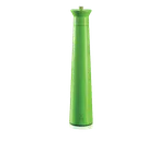 image of Omcan USA 43693 - TRE SPADE Nabucco Pepper Mill, 11.81" Tall, Steel Conic, Beech Wood, Green