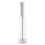 image of Omcan USA 43702 - Tosca 10" Salt Mill, 26 cm Tall, Wood & Acrylic Steel Mechanism, 20‑Year Guarantee