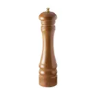 image of Omcan USA 43709 - TRE SPADE Pepper Mill, 10" Tall, Dark Italian Beech Wood, Made in Italy