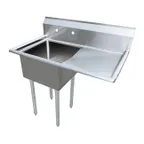 image of Omcan USA 43762 (1) One Compartment Sink