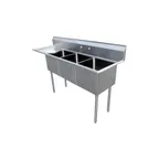 image of Omcan USA 43764 (3) Three Compartment Sink