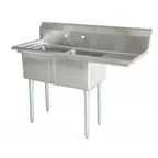 image of Omcan USA 43770 (2) Two Compartment Sink