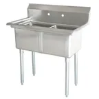 image of Omcan USA 43791 (2) Two Compartment Sink