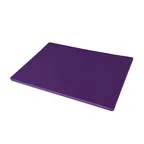 image of Omcan USA 44276 Rigid Plastic Cutting Board, 15" x 20" x 1/2" Purple, Dishwasher Safe, USDA/FDA/NSF