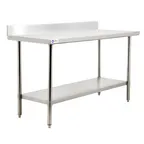 image of Omcan USA 44346 Stainless Steel Top 54" - 62" Work Table