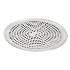 image of Omcan USA 44551 Pizza Pan – 12" Round Perforated Aluminum Tray, Commercial Grade