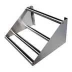 image of Omcan USA 44619 Tubular Rack Shelf, 36" Stainless Steel, 15" Depth, 1-Tier, Heavy Duty
