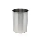 image of Omcan USA 44653 Bain Marie Pot, 2 Qt, 5.75" Diameter, 7" Deep, Stainless Steel Construction