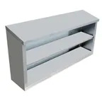 image of Omcan USA 46409 Wall-Mounted 48"W x 15"D x 32-1/2"H 380 lb 18 Gauge 304 Stainless Steel Shelf