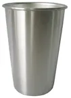 image of Omcan USA 46506 Pint Cup, 16 oz. Stainless Steel, 13-16 oz, Durable Metal Drinkware