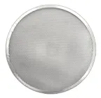 image of Omcan USA 46740 Pizza Screen, 22" Diameter Round Seamless Heavy‑Duty Aluminum Professional Grade