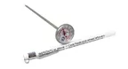 image of Omcan USA 47200 Pocket Thermometer, 1" Dual Dial, 0°F‑220°F Range, Clip‑On Sleeve, NSF, 1" Display