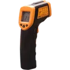 image of Omcan USA 47223 Infrared Thermometer -26°F–608°F, 1" LCD, Laser On/Off Auto Off, 2 AAA Batteries, NSF