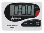 image of Omcan USA 47227 Digital Kitchen Timer with Hour‑Minute Countdown, LCD Display - Dozen