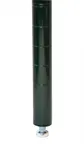 image of Omcan USA 47683 Omcan USA NSF 8" Black Epoxy Wire Shelf Post, 9" Height, Stationary, Leveler Included