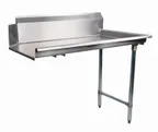 image of Omcan USA 47745 - 72" S.Steel Straight Dishtable, 7-1/2" Splash Height, 18 Gauge / Left to Right