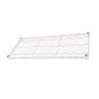 image of Omcan USA 48222 Wine Rack, 36" W x 14" D, 9 Bottle Capacity, Chrome Finish, NSF Certified