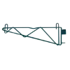 image of Omcan USA 48739 Post Mount Shelving Bracket, 21" Green Epoxy Coated Adjustable Single