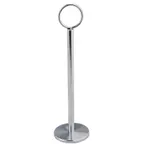 image of Omcan USA 80014 Table Number Stand – 8" Height, 2" Chrome Plated Base, 7"‑9" Height, Menu Display
