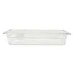 image of Omcan USA 80036 Food Pan - 1/3 Size, 12-4/5" x 6-15/16" x 2-1/2" Clear Polycarbonate, NSF