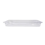 image of Omcan USA 80056 Full-Size 1/1 Food Pan, 20-3/4" x 12-4/5" x 2-1/2" Clear Polycarbonate, NSF