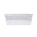 image of Omcan USA 80061 Full-Size Clear Polycarbonate Food Pan 20-3/4" x 12-4/5" x 7-7/8" Deep NSF