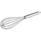 image of Omcan USA 80068 French Whip, 12" Stainless Steel Utensil, 10"‑12" Length, Whisk for Baking