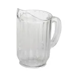 image of Omcan USA 80083 Water Pitcher, 32 Oz Clear Polycarbonate Plastic, With Handle, NSF -