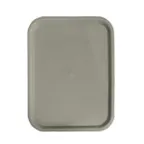 image of Omcan USA 80101 Fast Food Tray, Rectangular 14" x 18", Gray Polypropylene Basket Weave, NSF