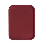 image of Omcan USA 80106 Fast Food Tray – Basket Weave, 14" x 18", Polypropylene, Red, NSF