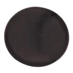 image of Omcan USA 80110 Round Non‑Slip Serving Tray, 14" Diameter, ABS Plastic, Brown Tray & Surface, NSF