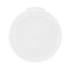 image of Omcan USA 80185 Clear Polycarbonate Round Lid for 12, 18 & 22 Qt Containers