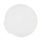 image of Omcan USA 80195 Round Polycarbonate Food Storage Container Lid, Clear, Fits 2 Qt & 4 Qt Containers
