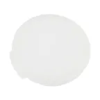 image of Omcan USA 80198 Round Polycarbonate Food Storage Container Lid, Clear, Fits 6 & 8 Qt Containers