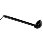 image of Omcan USA 80216 Ladle, 13" Black Polycarbonate, 1/2‑1½ oz, One‑Piece Construction