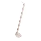 image of Omcan USA 80219 Ladle – 8½" One‑Piece Polycarbonate Spoon, Beige, 0.75 oz, 8½" Length