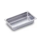 image of Omcan USA 80272 Steel Steam Pan - 1/4 Size, 10-5/16" x 6-5/16" x 2-1/2" Deep, NSF