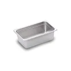 image of Omcan USA 80273 Stainless Steel Steam Table Pan, 1/4 Size, 10-5/16" x 6-5/16" x 4" Deep, NSF