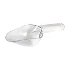 image of Omcan USA 80322 Utility Scoop, 6-Oz Clear Plastic Round-Bottom, 5-8 Oz, for Ice and Food