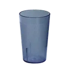 image of Omcan USA 80331 Pebbled Tumbler, 8 Oz (1 Cup) Blue Textured Plastic, BPA‑Free Beverageware