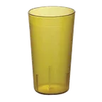 image of Omcan USA 80346 Pebbled Tumbler – 20 oz. Amber Textured BPA‑Free Plastic Tumbler