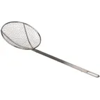 image of Omcan USA 80392 Skimmer – 8" Mesh Skimmer, 8" Diameter Wire Mesh Bowl