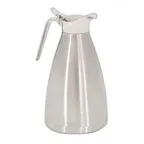 image of Omcan USA 80524 Double‑Wall Insulated Stainless Steel Coffee Pot, 32 oz with Lid