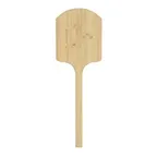 image of Omcan USA 80601 Pizza Peel – Rectangular Wooden, 12" x 14" Blade, 36" Overall Length, Tapered Handle