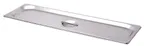 image of Omcan USA 80622 Stainless Steel Steam Table Pan Cover, Half‑Size Long, Solid, Handle, NSF