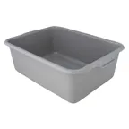 image of Omcan USA 80624 Standard Bus Box, 21.5"L x 15.5"W x 5"H, Gray Polypropylene, NSF
