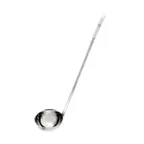image of Omcan USA 80757 One‑Piece Stainless Steel Ladle, 6‑8 oz, Polished – 1 Piece