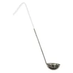 image of Omcan USA 80763 3 Oz One-Piece Stainless Steel Ladle with Ivory Handle, 2‑5 Oz